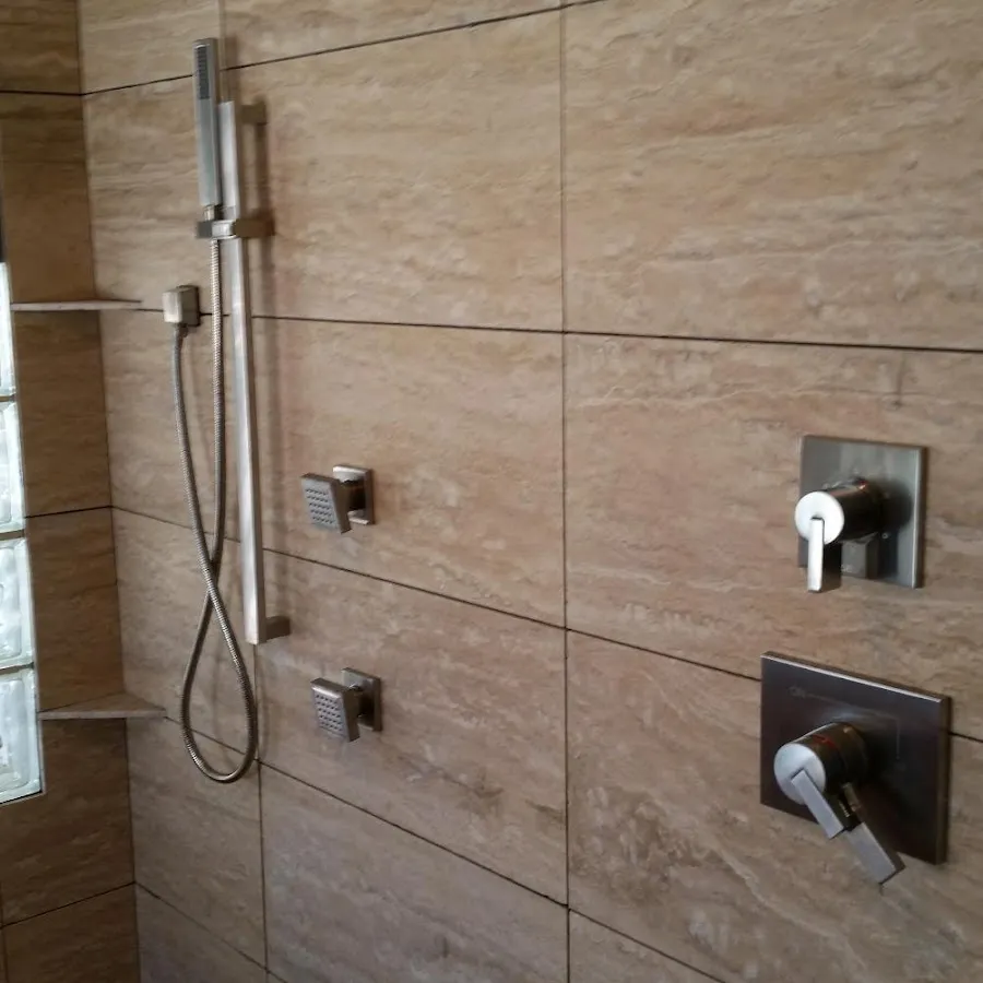 Shower fixture installation for Water Heater Replacement in Novi